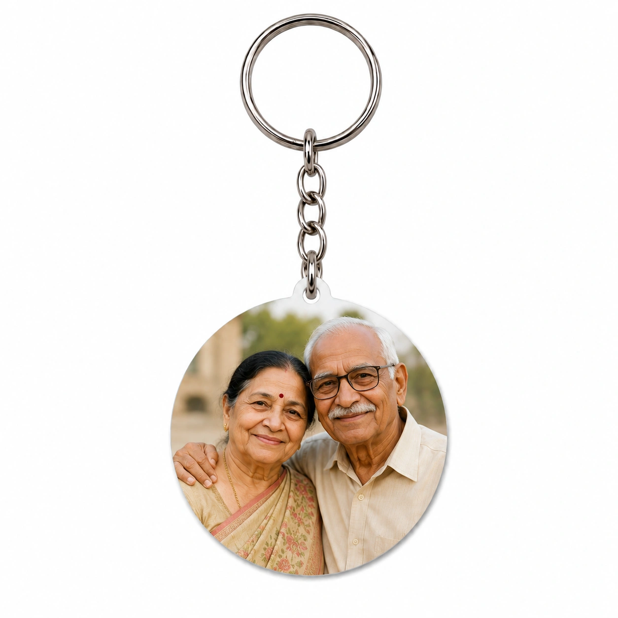 Round Keychain